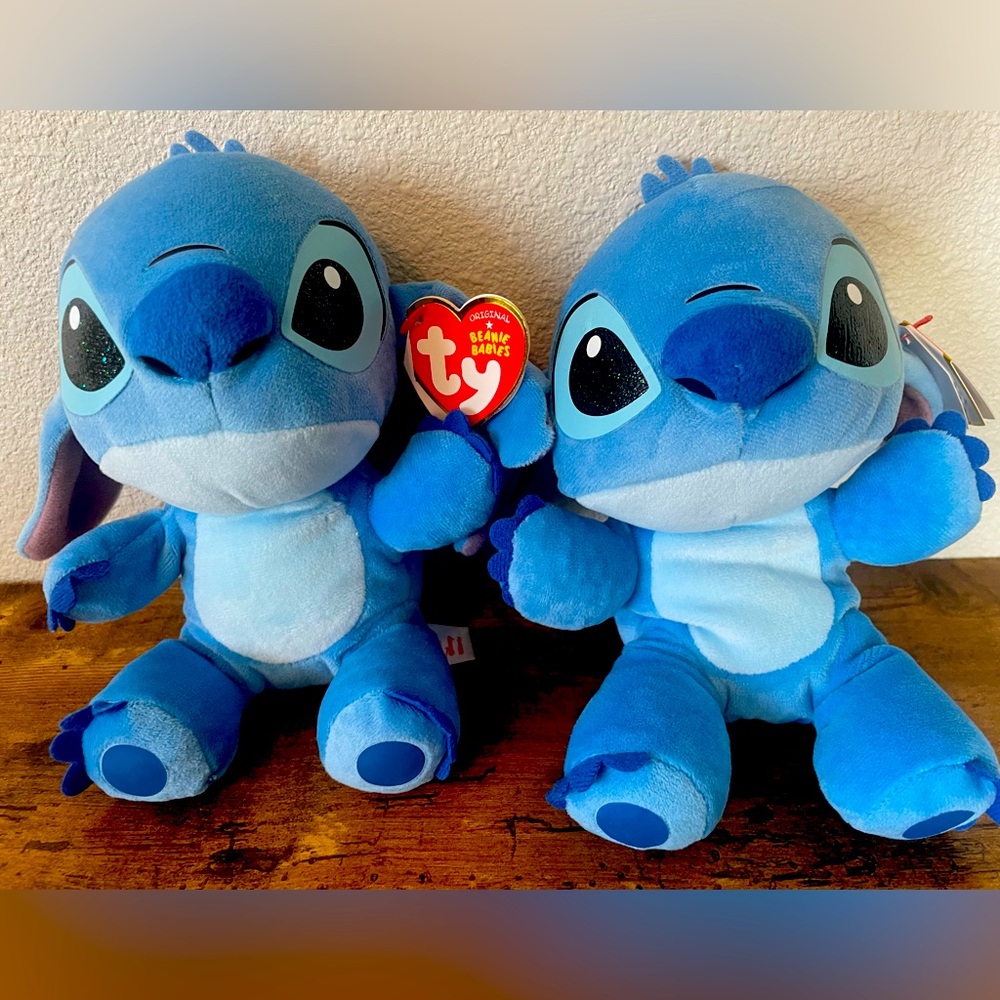 Disney 8” Stitch Original Ty Beanie Babies